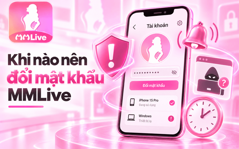Khi nào nên đổi mật khẩu MMLive?